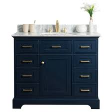 42 inch bathroom vanities : Legion Furniture Ws3042 B 42 Inch Solid Wood Vanity In Blue No Faucet