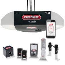 Genie Silentmax Led Connect Ultra Quiet Belt Drive Smart Garage Door Opener W Led Lighting And Battery Backup Aladdin 7155l Tksv The Home Depot Smart Garage Door Opener Garage Doors Garage Door