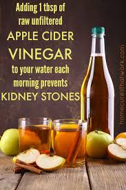 Naturally Preventing And Dissolving Kidney Stones Apple Cider Vinegar Remedies Apple Cider Vinegar Benefits Cider Vinegar