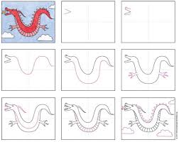 Add some curves for the snout and a tongue if you require. How To Draw A Dragon Howto