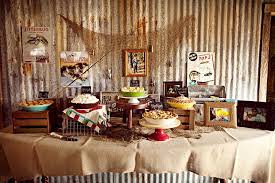 Fishing Themed Grooms Dessert Table Grooms Cake Tables Grooms Table Wedding Pie