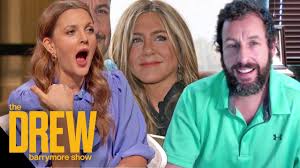 Drew Barrymore And Adam Sandler Discuss Triangle With Jennifer Aniston How much money do adam sandler and drew barrymore have? drew barrymore and adam sandler discuss