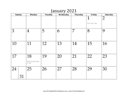 Download the free printable monthly calendar 2021 may offered on this page. Printable January 2021 Calendar