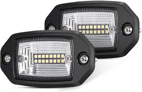 Check spelling or type a new query. Buy Bunker Indust Flush Mount Led Light Pods 2pcs 4 Inch Flood Led Light Bar 3000lm Driving Off Road Led Work Light Waterproof For Golf Cart Trucks Tractor Suv 4x4 Atv Utv