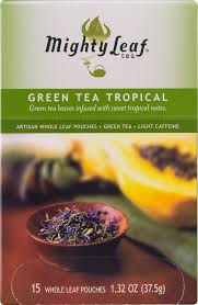 Starting with a blend of three green teas from china, mighty . Mighty Leaf Tea Green Tea Tropical 15 Ct Walmart Com Walmart Com