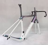 Cuadro de bicicleta de grava de carbono completo, freno de disco, cable oculto, cuadro de bicicleta, cuadro Max Tire 50C, BB386 o T47 BB, BB386 - ...