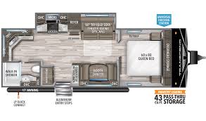 The floorplan with bunk house and large master bed worked well for our family and the dining table converted easily. Transcend Floorplans Happy Daze Rvs Blog