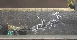 19,808 likes · 122 talking about this. New Banksy Art Graffiti Artist Paints New Holiday Mural That Highlights Homelessness In Birmingham Uk Featuring Reindeer Cbs News