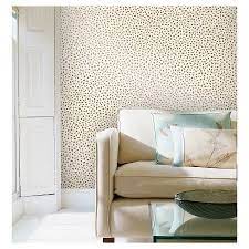 Speckled Dot Peel Stick Wallpaper Metallic Gold Opalhouse Living Room Upgrades Peel And Stick Wallpaper Dream Living Rooms