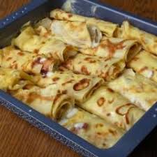 Uberbackene Topfen Palatschinken Rezept Palatschinken Rezept Rezepte Topfenpalatschinken