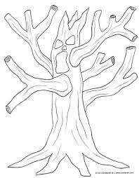 Free to download and print. Spooky Tree Coloring Page Kinderart