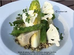 Salade De Quinoa Lentilles Artichauts Asperges Sucrines Recettes Recept