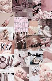Collage Pink Blush Aesthetic Quotes Gold Brown Wallpaper Background Aesthetic Backgrounds Aesthetic Tumblr Backgrounds Aesthetic Wallpapers