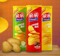 QINQIN OEM оптом вкусные консервированные картофельные чипсы с различными  вкусами