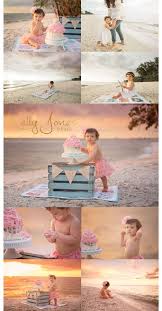 Beach Birthday Photoshoot Ideas For Adults Cake Smash Naples Florida Cake Smash Session On The Beach At Sunset Photographer Kelly Jo 1st Birthday Pictures 1st Birthday Photoshoot Birthday Girl Pictures