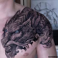 Black And Purple Dragon Tattoo Pin De Seth Hensley En My Tattoo Tatuaje De Dragon Tatuajes Dragones Tatuajes Molones
