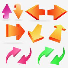 Set Of Colored Arrow Arrow Symbols Arrow Sign Symbols Png Transparent Clipart Image And Psd File For Free Download Font Illustration Symbols Arrow Symbol
