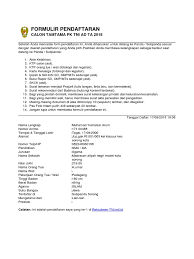 Entdecke rezepte, einrichtungsideen, stilinterpretationen und andere ideen zum ausprobieren. Formulir Pendaftaran Calon Tamtama Pk Tn Pdf