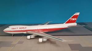 Inflight200 Boeing 747 200 Twa Trans World N93119 With Stand Ref Iftw800 Inflight200 Boeing 747 Boeing 747 200 Model Aircraft