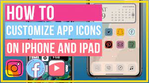 We tell in detail how to create an icon for the application and what nuances are worth considering. How To Customize App Icons On Iphone And Ipad Custom Icons Youtube