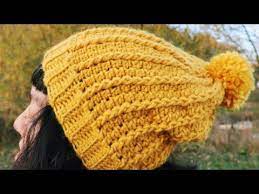 How To Crochet Easy Beanie Hat For Beginner Youtube Crochet Hats Crochet For Beginners Crochet Hat Pattern