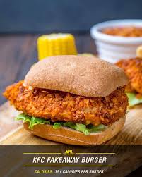 Kfc Fakeaway Burger In 2020 Kfc Chicken Recipe Slimming World Recipes Syn Free Kfc Chicken Slimming World