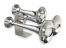 A hard protuberance, such as an antler or projection on the head of a giraffe or rhinoceros, that is similar to or suggestive of a horn. Wolo Three Trumpet Train Horn Air 3fhv9 837 Grainger