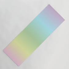 Buy Pretty Pastel Rainbow Color Gradient Yoga Mat By Kellyleungtadesigns Worldwide Shipping Available At Society6 Pastel Rainbow Pretty Pastel Rainbow Colors
