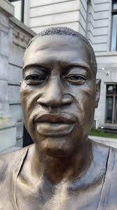 George Floyd Statue #georgefloyd #lifelike #newark