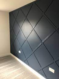 Panelled Feature Wall Diy Home Decor Wall Paneling Diy Feature Wall Living Room Accent Wall Bedroom