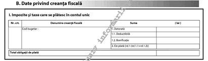 Nomenclatorul obligatiilor fiscale care se platesc in contul unic de contribuabili persoane fizice afost aprobat prin oanaf nr. Ordinul 935 2020 Noua Declaratie 100 Este In Monitorul Oficial