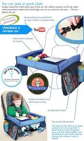 Snack And Play Travel Tray For The Car Use With Car Seat Travel Tray Car Seats Baby Learning