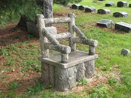 From front porch to fireplace, a pine tree coffee table shown in size: Tree Stump Chair Gravely Speaking