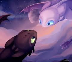 Night Fury And Light Fury How To Train Your Dragon How Train Your Dragon How To Train Dragon