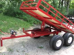 I recently bought a dump bed that came off a 1 ton pickup. Atv Trailers New 12 Volt Electric Dump Made In The Usa By Country Mfg