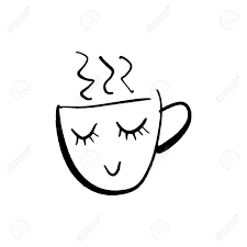 Vintage set of vector illustration of coffee and cups. Vector Cute Cartoon Cup Of Tea Or Coffee Line Sketch Illustration Royalty Free Cliparts Vectors And Stock Illustration Image 125888303