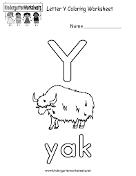 This Is A Letter Y Coloring Worksheet For Preschoolers Or Kindergart Alphabet Worksheets Kindergarten Alphabet Letter Worksheets Letter Worksheets Kindergarten
