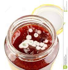 Mouldy Jam In A Glass Jar Stock Image Image Of Rotting 95062775