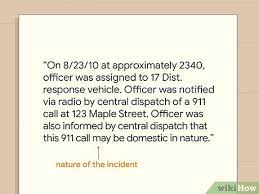 How To Write An Incident Report 12 Steps With Pictures
