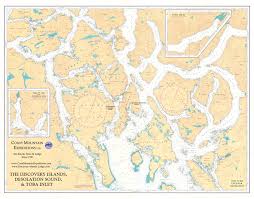 Discovery Islands Marine Chart Coastmountainexpeditions