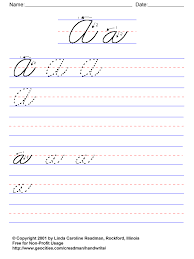 These printables are for kids of all ages and especially for beginner learners. Cursive Writing Letters Practice Letter