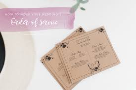 Check spelling or type a new query. Wedding Order Of Service Wording Template What To Include Examples