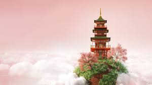 Pink leafed tree, anime, sakura (tree), road, built structure. 349569 Cherry Blossom Japan Sakura 4k Wallpaper Mocah Hd Wallpapers