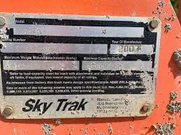 2007 Skytrak 6042 Telehandler