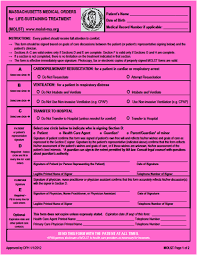 Ma Allows Verbal Consent On Molst Honoring Choices Massachusetts