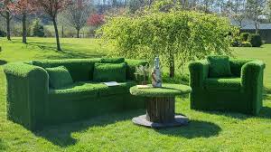 Quirky Garden Furniture Made From Artificial Grass Turf Fresh Design Blog Artificial Grass Garden Artificial Plants Outdoor Artificial Grass Backyard