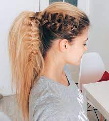 Create a fun hairstyle that shows off your long hair at the same time with a bubble ponytail. 22 Cute Ponytails For Long Medium Length Hair Straight Messy Braided