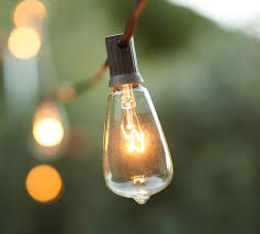 Edison Bulb Indoor Outdoor String Lights Pottery Barn