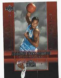 Maybe you would like to learn more about one of these? Carmelo Anthony 2003 04 Upper Deck 3 Rookie Exclusives Card