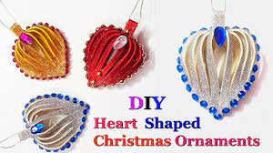 Check spelling or type a new query. Diy Heart Shaped Christmas Tree Ornament Making Ideas Diy Christmas Decoration Idea Youtube